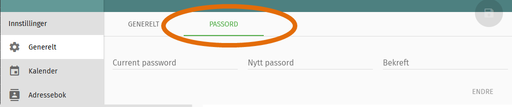 Passord
